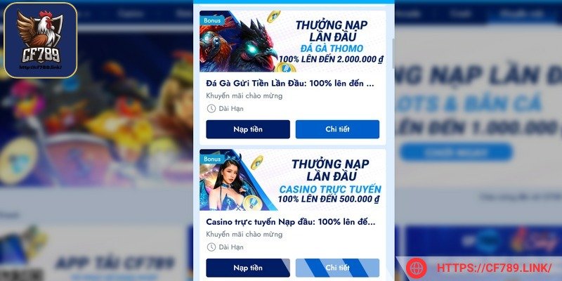 Thưởng nạp lần đầu